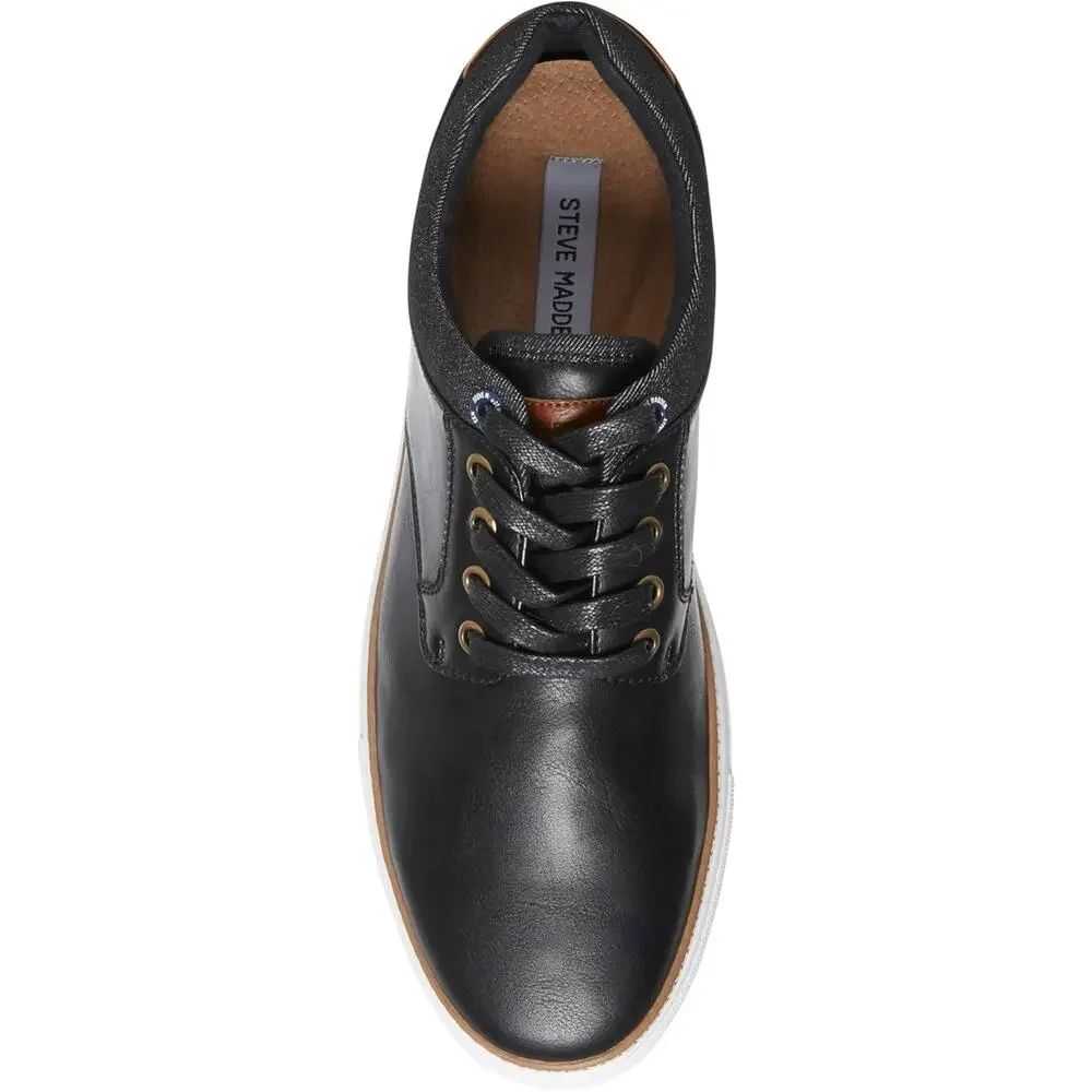 New In Box Steve Madden Men's Gully-S Oxford, Black Sz 8 NIB